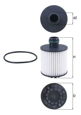 Engine Oil Filter — KNECHT OX 1171D