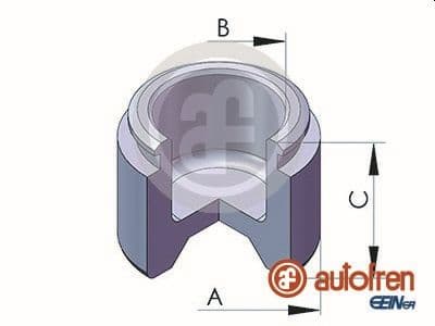 piston, brake calliper — AUTOFREN SEINSA D025346