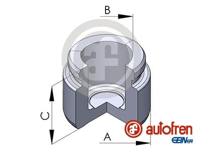 piston, brake calliper — AUTOFREN SEINSA D02536