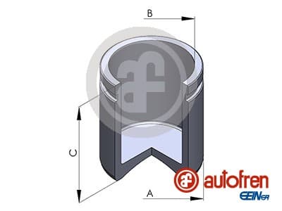 piston, brake calliper image