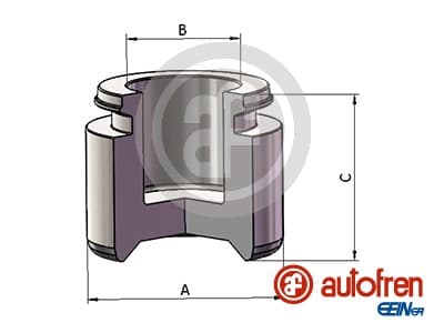 piston, brake calliper image