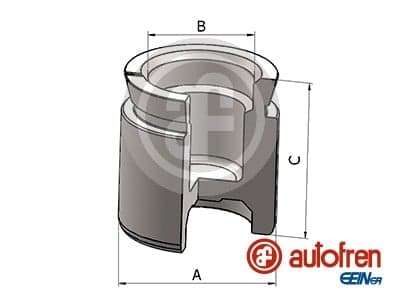 piston, brake calliper image