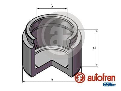piston, brake calliper image