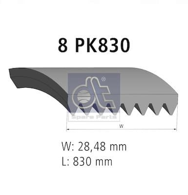 Ribbed V-belt image