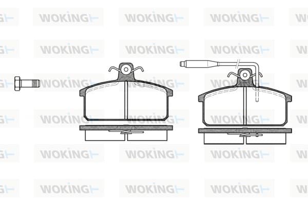 Brake pad set image