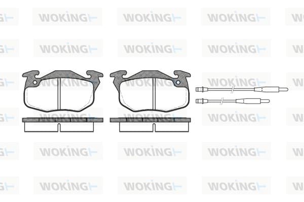 Brake pad set image