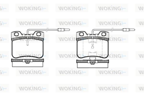 Brake pad set image