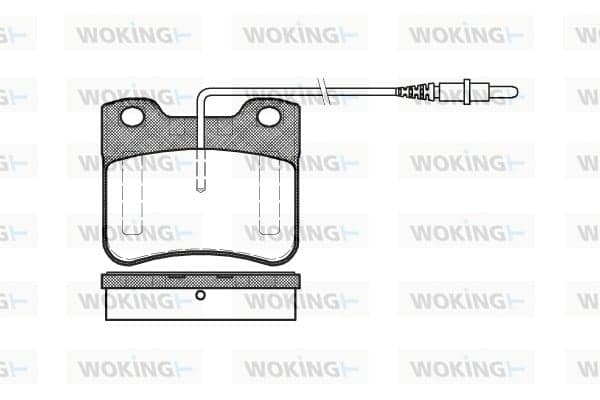 Brake pad set image