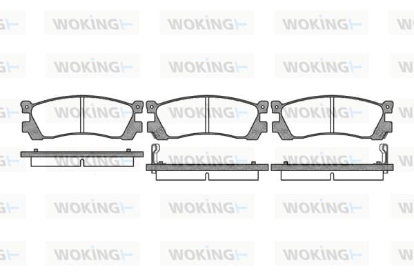 Brake pad set image