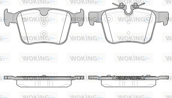 Brake pad set image