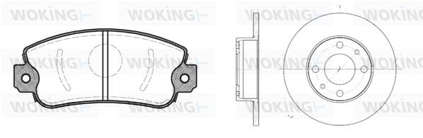 brake set, disc brake image