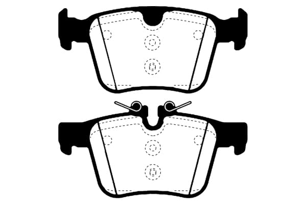 Brake pad set image
