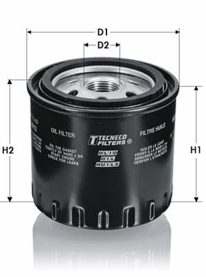 Engine Oil Filter — TECNECO FILTERS OL8013