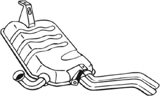 Final Muffler — BOSAL 200-823