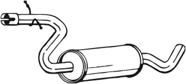 Centre Muffler — BOSAL 233-805