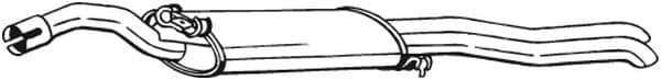 Final Muffler — BOSAL 282-827