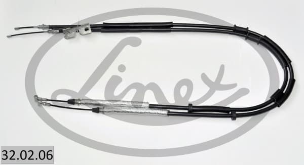 Cable Pull, parking brake — LINEX 32.02.06
