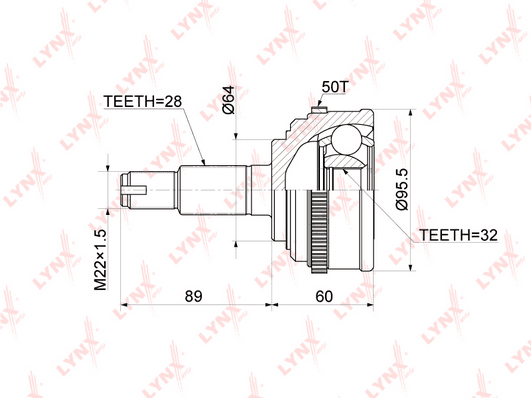 Joint set, drive shaft image