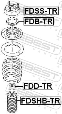 Suspension strut mount image