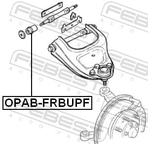 bushing, control/trailing arm image