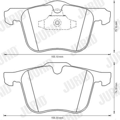 Brake pad set image