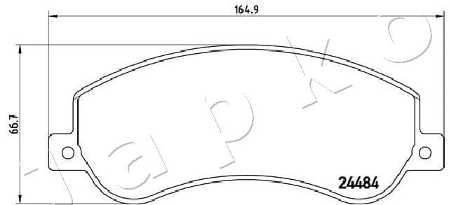 Brake pad set image