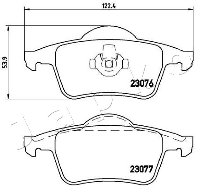 Brake pad set image