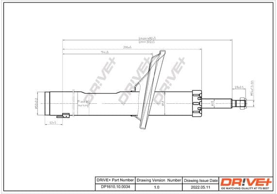 Shock Absorber — Dr!ve+ DP1610.10.0034