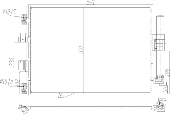Condenser, air conditioning — HART 623 859