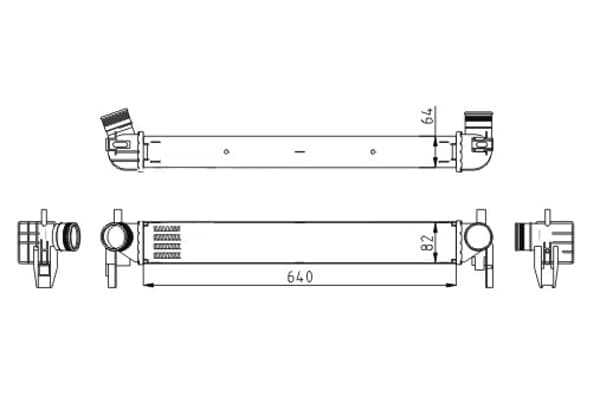 Charge Air Cooler — HART 614 074