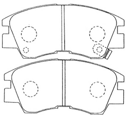 Brake pad set image
