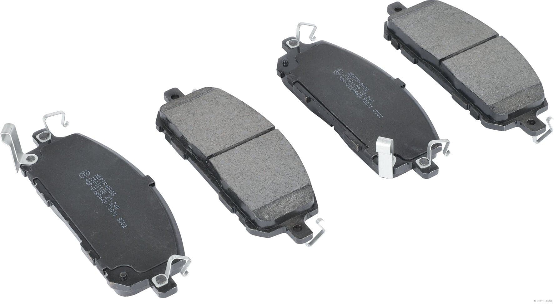 Brake pad set — HERTH+BUSS JAKOPARTS J3601108
