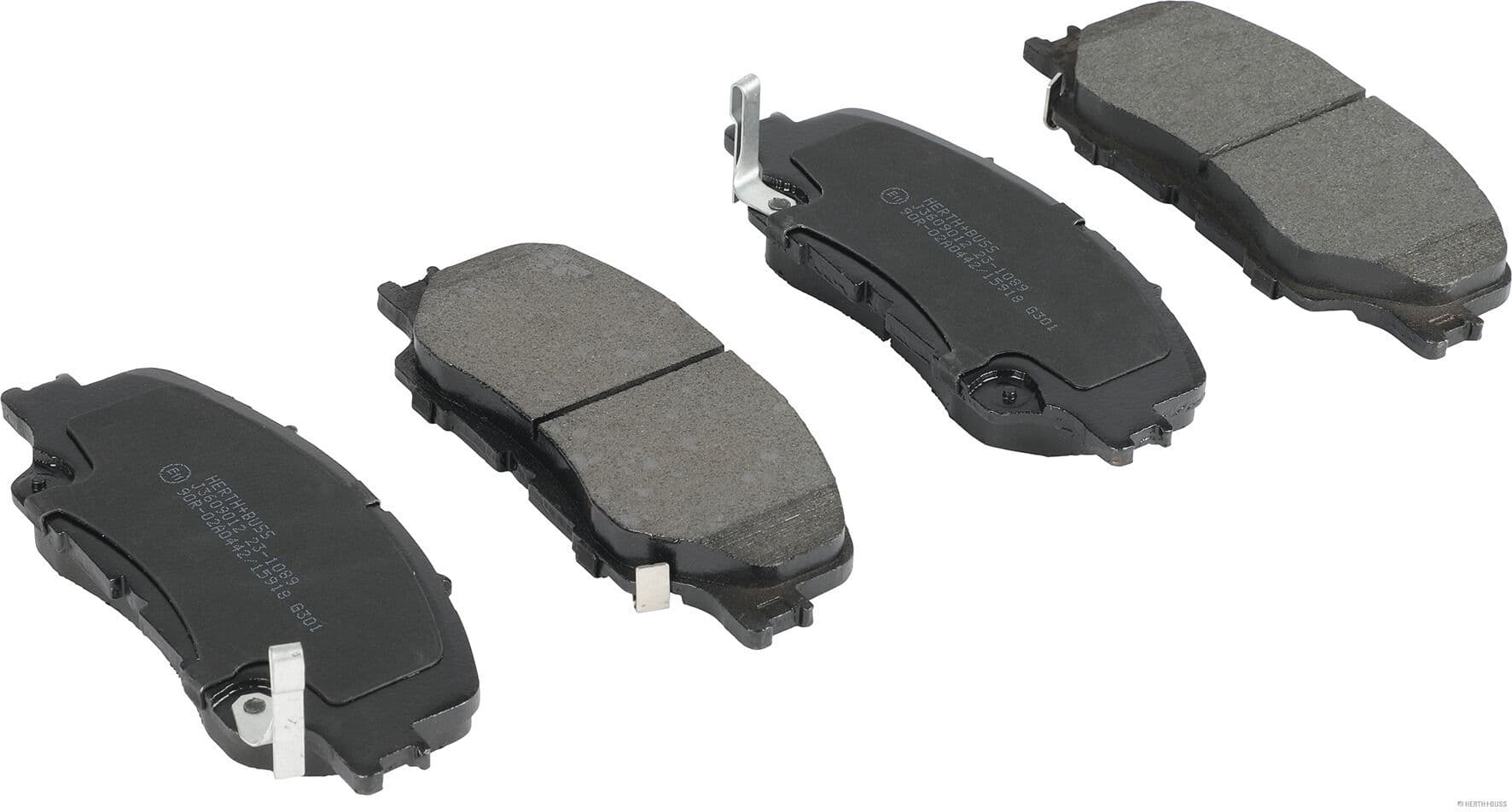 Brake pad set — HERTH+BUSS JAKOPARTS J3609012