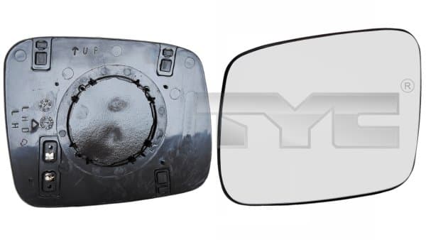glas, exterior mirror image