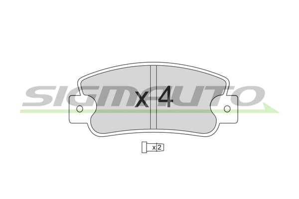 Brake pad set image