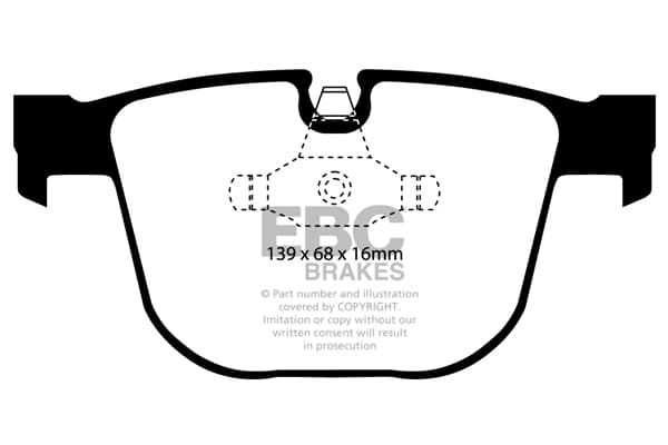 Brake pad set image