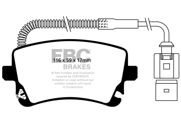 Brake pad set image