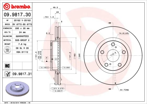 PRIME LINE - UV Coated image
