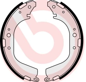 Brake-shoe set — BREMBO S 56 532