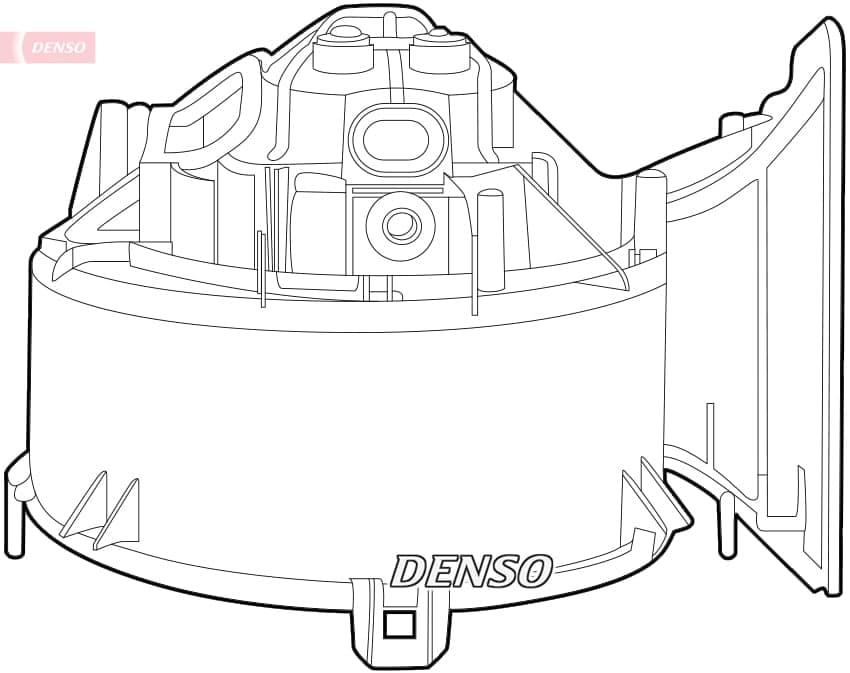 Interior Blower — DENSO DEA20006