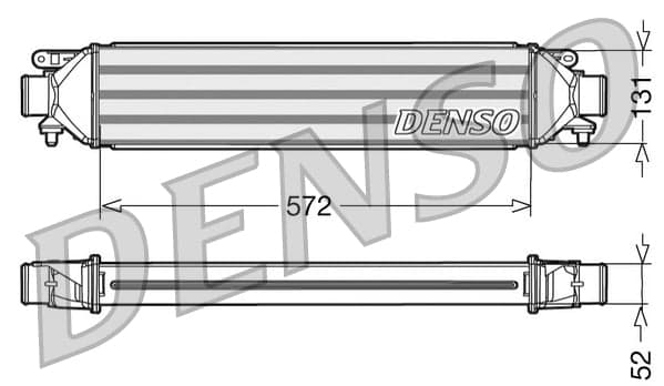 Charge Air Cooler — DENSO DIT09107
