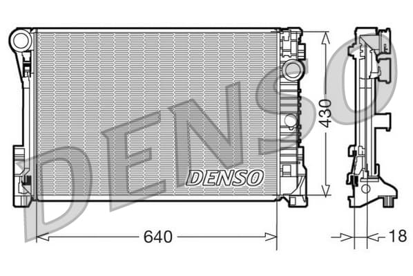 Radiator — DENSO DRM17111