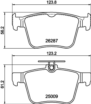 Brake pad set image