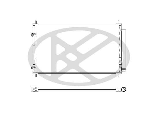 Condenser, air conditioning — KOYORAD CD011188