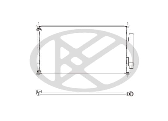 Condenser, air conditioning — KOYORAD CD080672