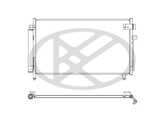 Condenser, air conditioning — KOYORAD CD090453