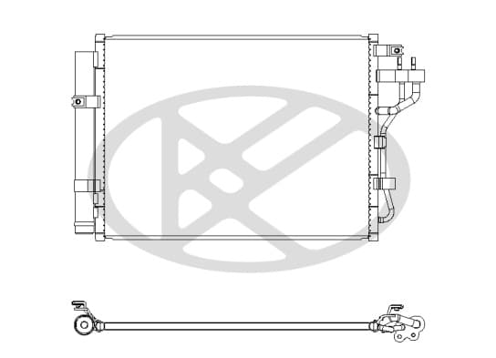 Condenser, air conditioning — KOYORAD CD820924