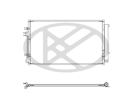 Condenser, air conditioning — KOYORAD CD821402