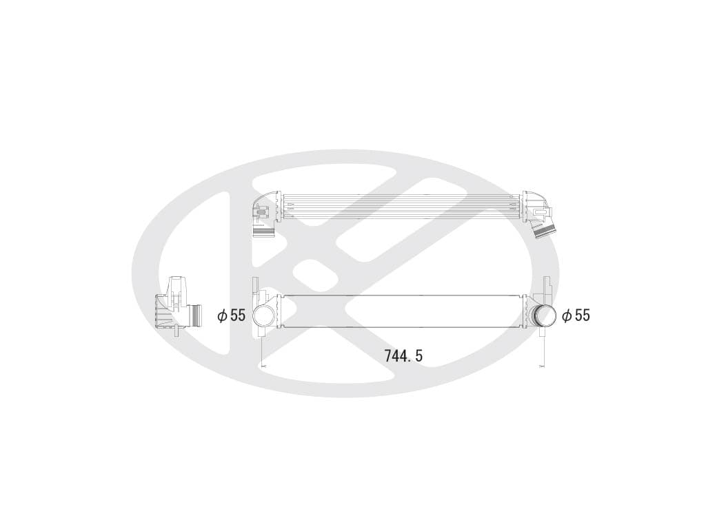 Charge Air Cooler — KOYORAD IA450166