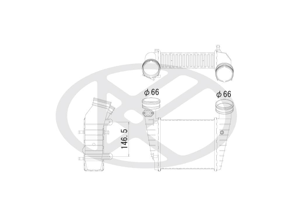 Charge Air Cooler — KOYORAD IA450174
